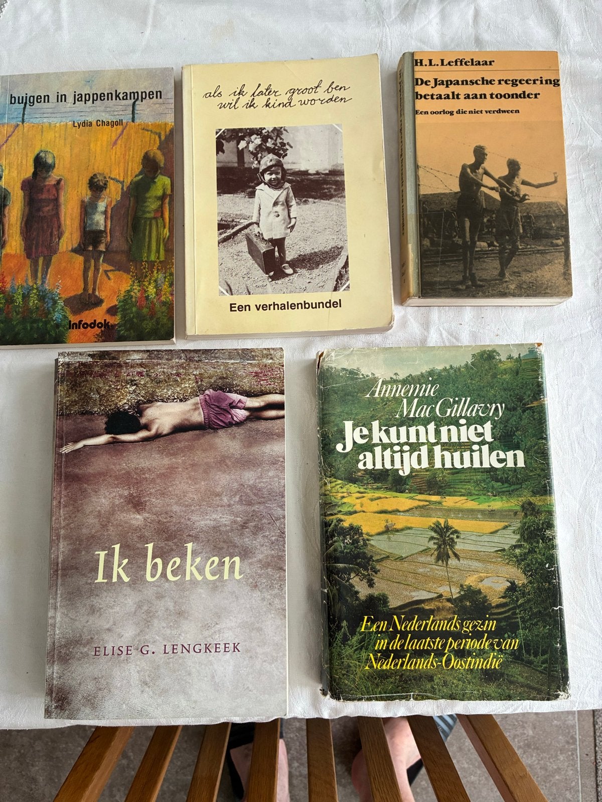 5 boeken over Nederlands-Indië en Tweede Wereldoorlog, Verzenden, Tweede Wereldoorlog, Gelezen, Overige onderwerpen