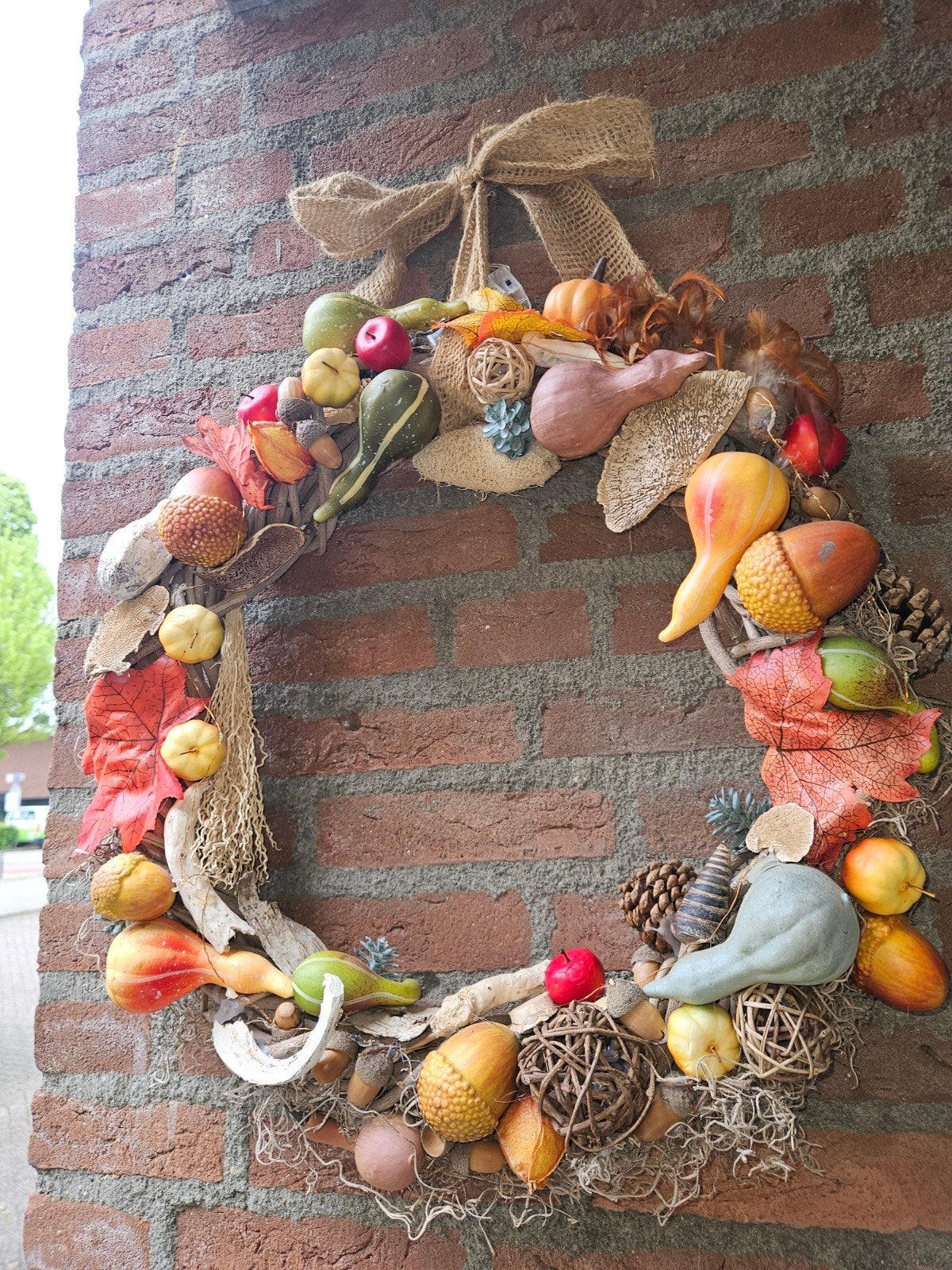 Zeer mooie krans (handmade), Huis en Inrichting, Woonaccessoires | Kransen, Ophalen