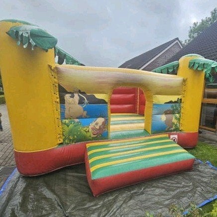 Tropical Jungle Springkussen - Gebruikt, Goede Staat, Kinderen en Baby's, Ophalen, Gebruikt