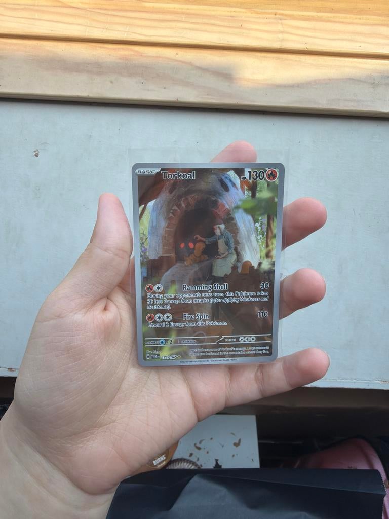 Torkoal Pokémon kaart - 172-167, Hobby en Vrije tijd, Ophalen of Verzenden, Nieuw, Losse kaart, Foil