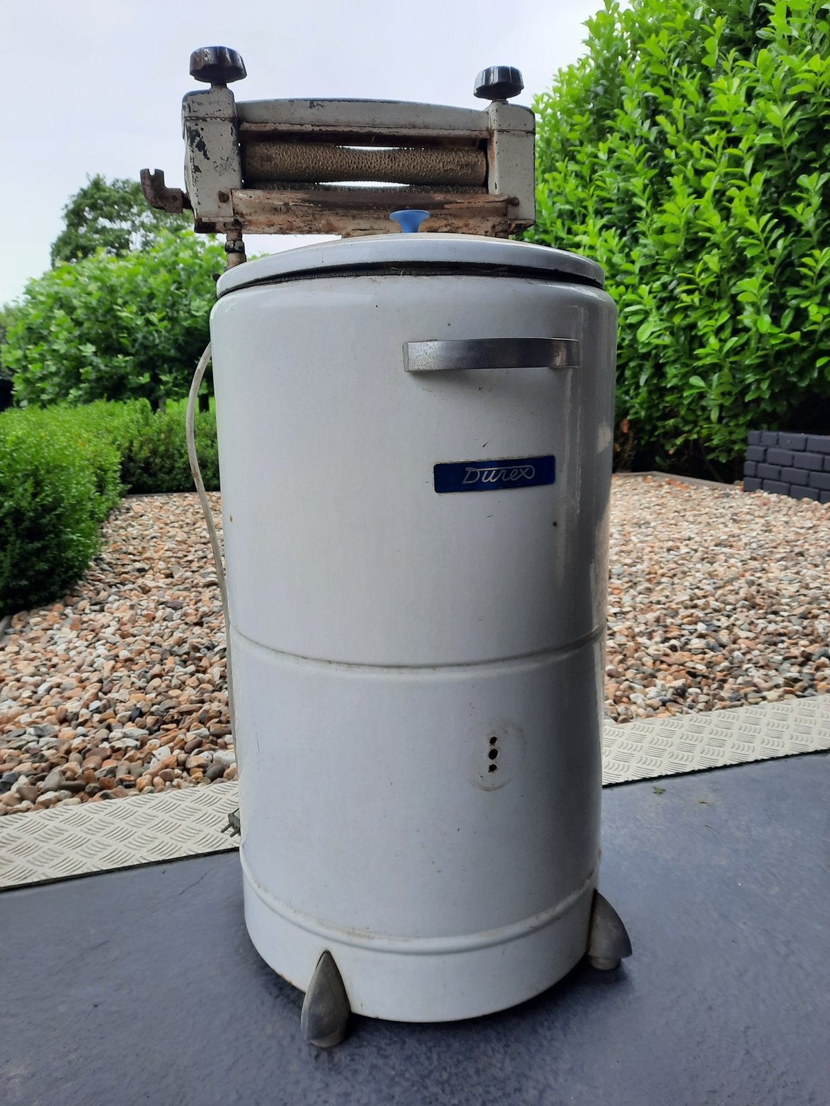 Oude wasdroger, 150 liter of meer, Ophalen, Gebruikt, Metaal