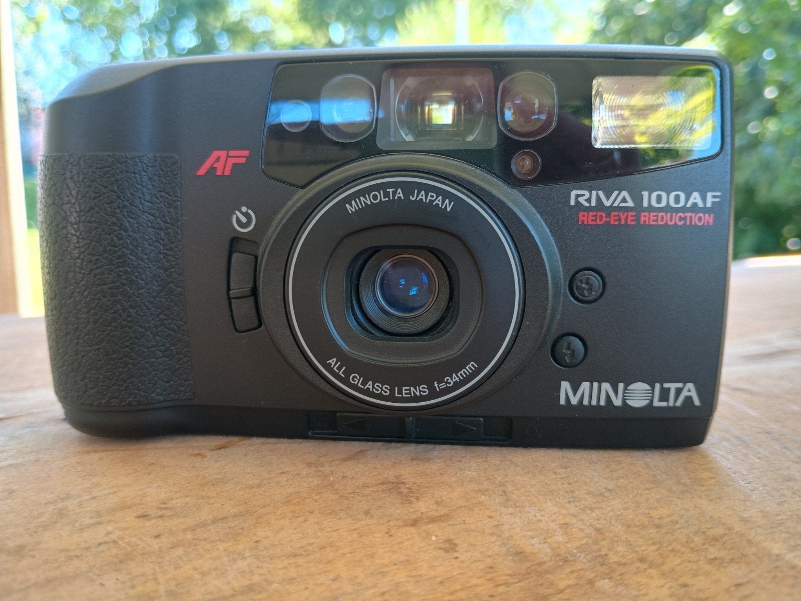 Minolta Riva 100AF 35mm Film Camera – Getest & Werkend, Ophalen of Verzenden, Compact, Minolta
