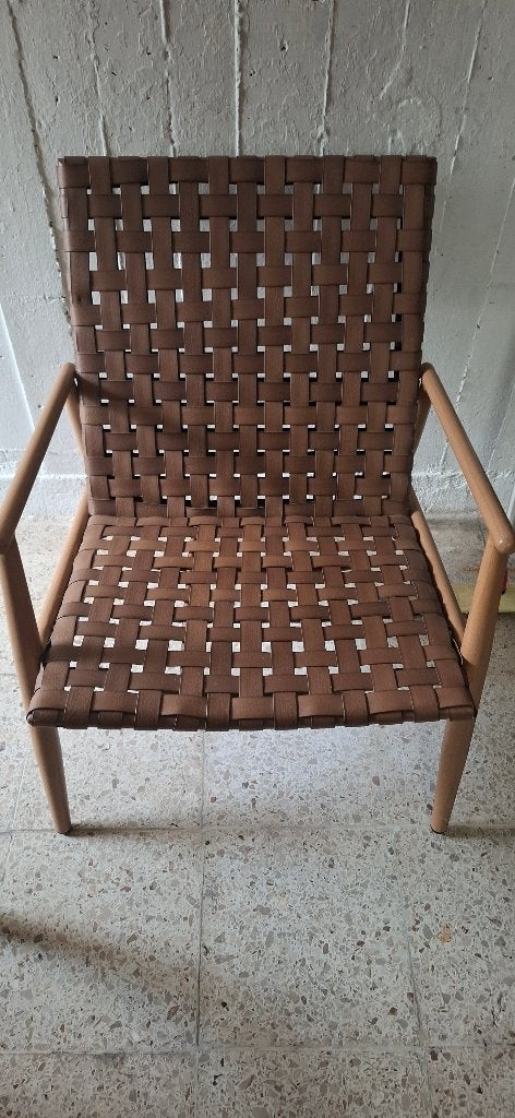 Longestoel Edderup Natural, Zo goed als nieuw, Modern, 50 tot 75 cm, Ophalen