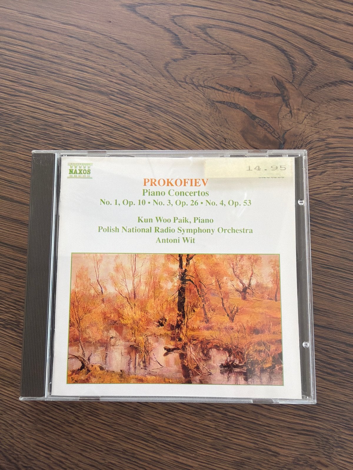 Prokofiev: Pianoconcerten - Kun Woo Paik, Naxos CD, Overige componisten, Soloconcert, Modernisme tot heden, Ophalen of Verzenden