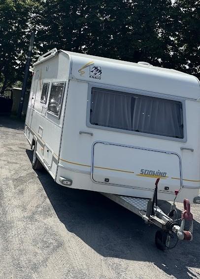 Nette Knaus As Good As Gold ll 400 TM, bj 2002, Doréma tent, Caravans en Kamperen, Caravans, Omvormbare zithoek, Treinzit, 750 - 1000 kg