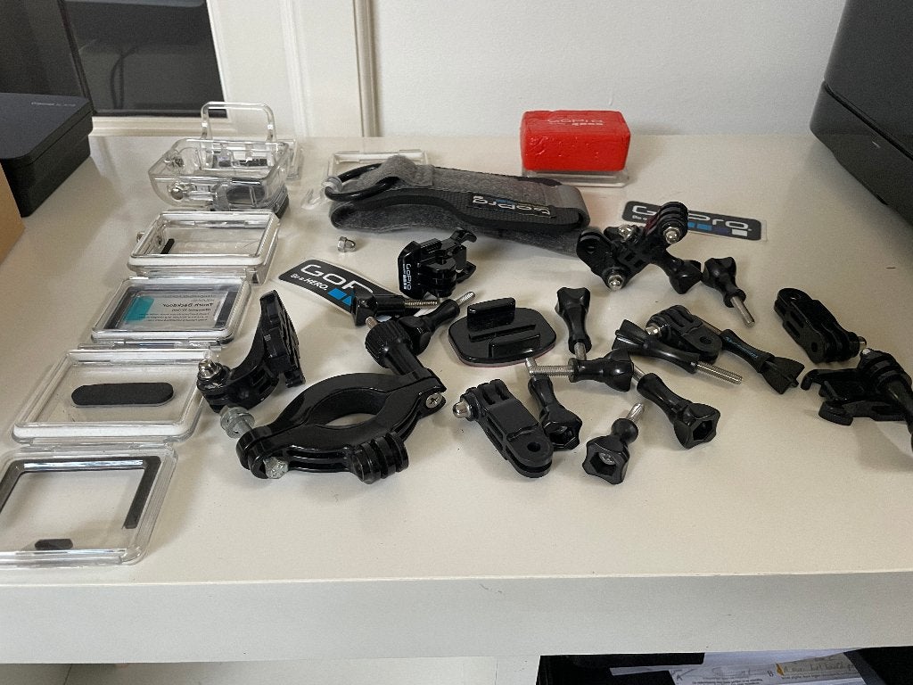 C587 Veel onderdelen voor de GoPro Hero 3, Ophalen of Verzenden, Gebruikt, GoPro
