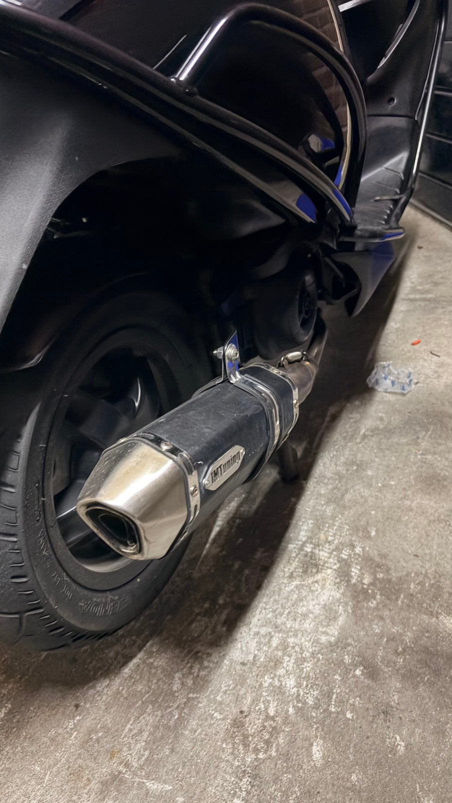 Jm tuning uitlaat euro5, Ophalen