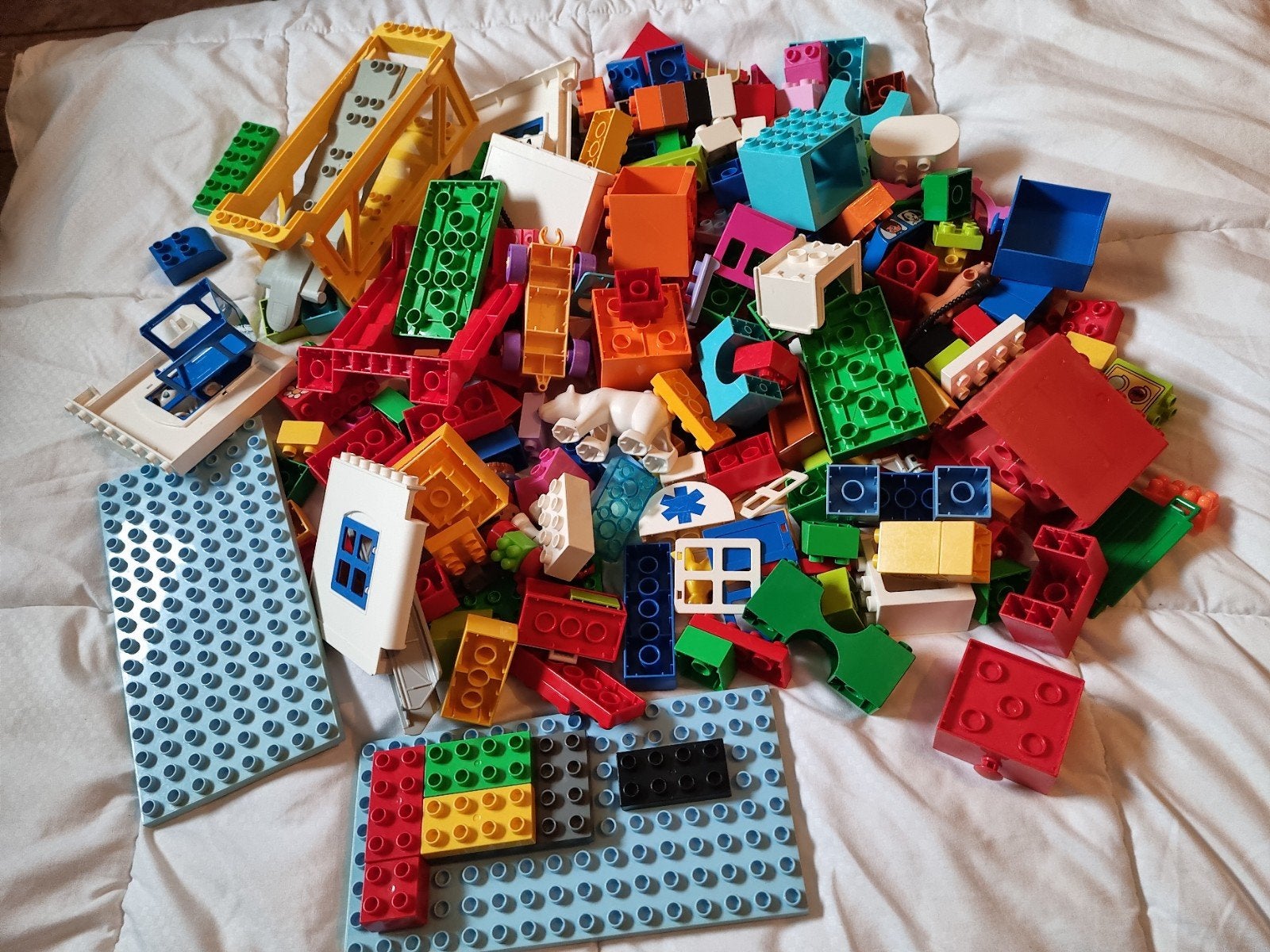 duplo, Kinderen en Baby's, Speelgoed | Bouwstenen, Ophalen, Gebruikt, Overige merken