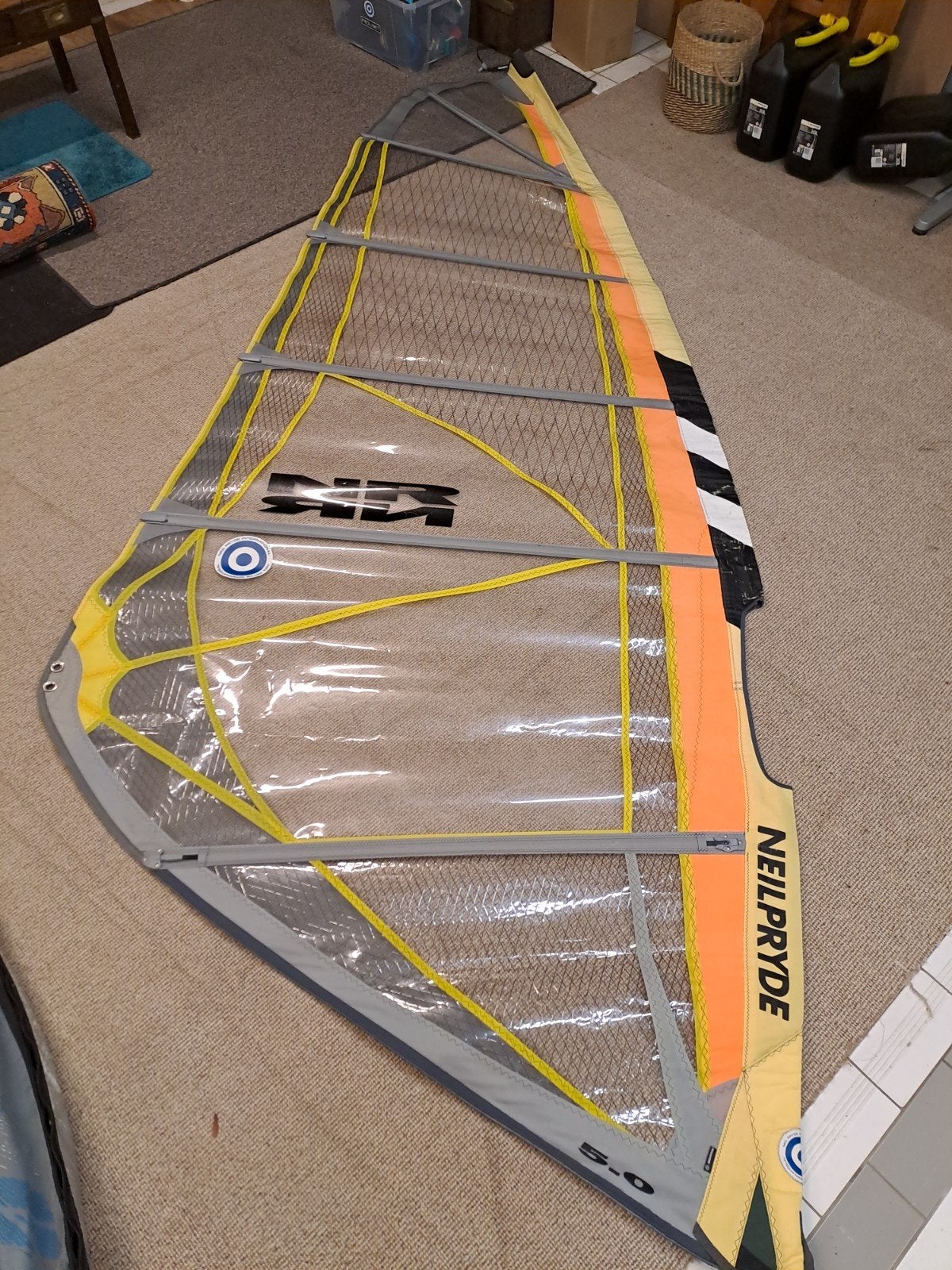 Neilpryde NR 5.0 surfzeil, Watersport en Boten, Ophalen, Zo goed als nieuw, Neilpryde, Zeil