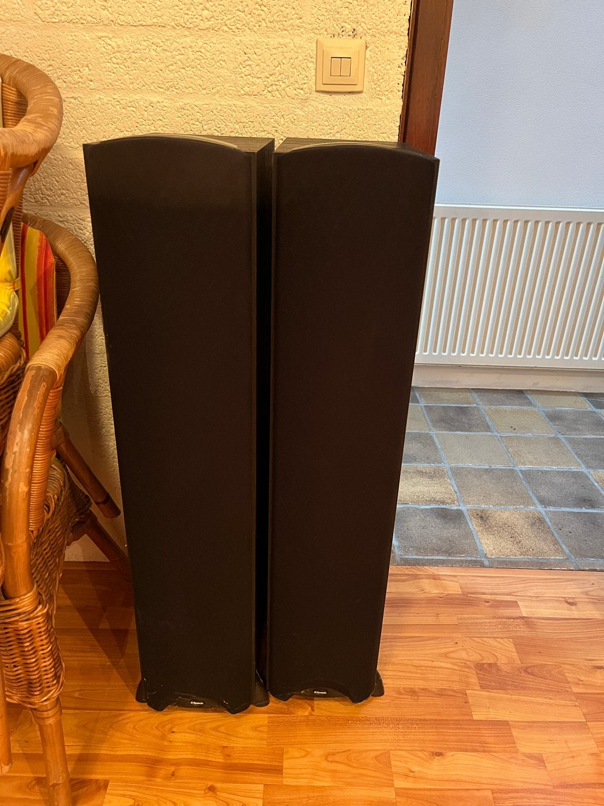 Klipsch Synergy F-1 Vloerstaande Luidsprekers - Zwart, Ophalen, Vloerstaande luidspreker, Zo goed als nieuw, 60 tot 120 watt