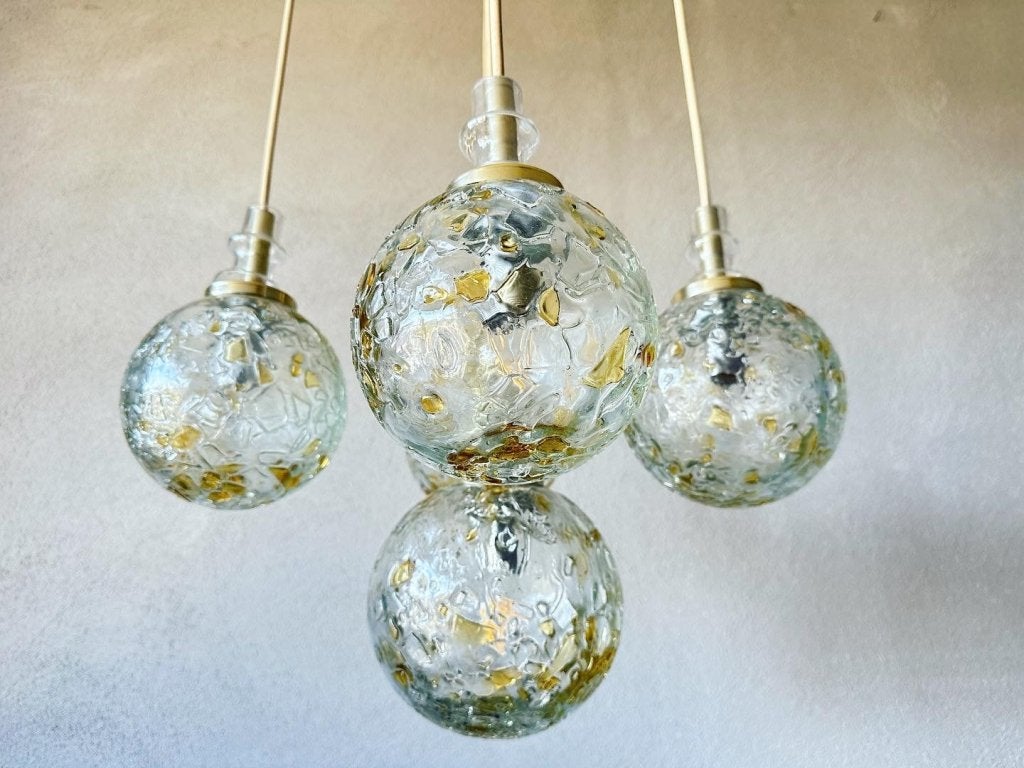 Vintage Doria cascade lamp, Niet ingevuld, Gebruikt, Mid century modern, Niet ingevuld