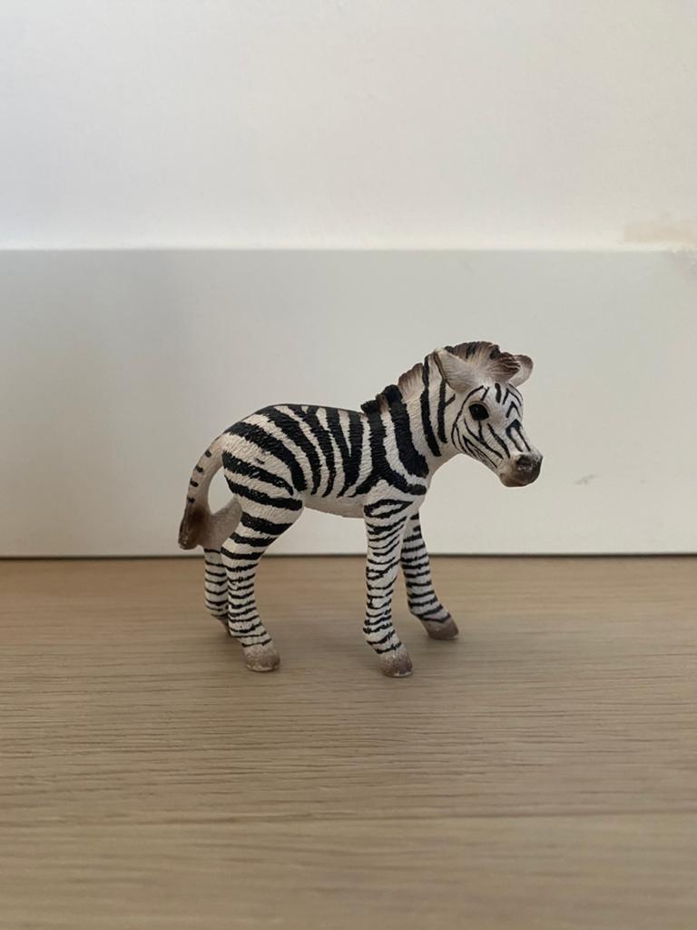 Schleich zebra ~ 2009, Ophalen of Verzenden, Zo goed als nieuw, Paard, Beeldje of Figuurtje