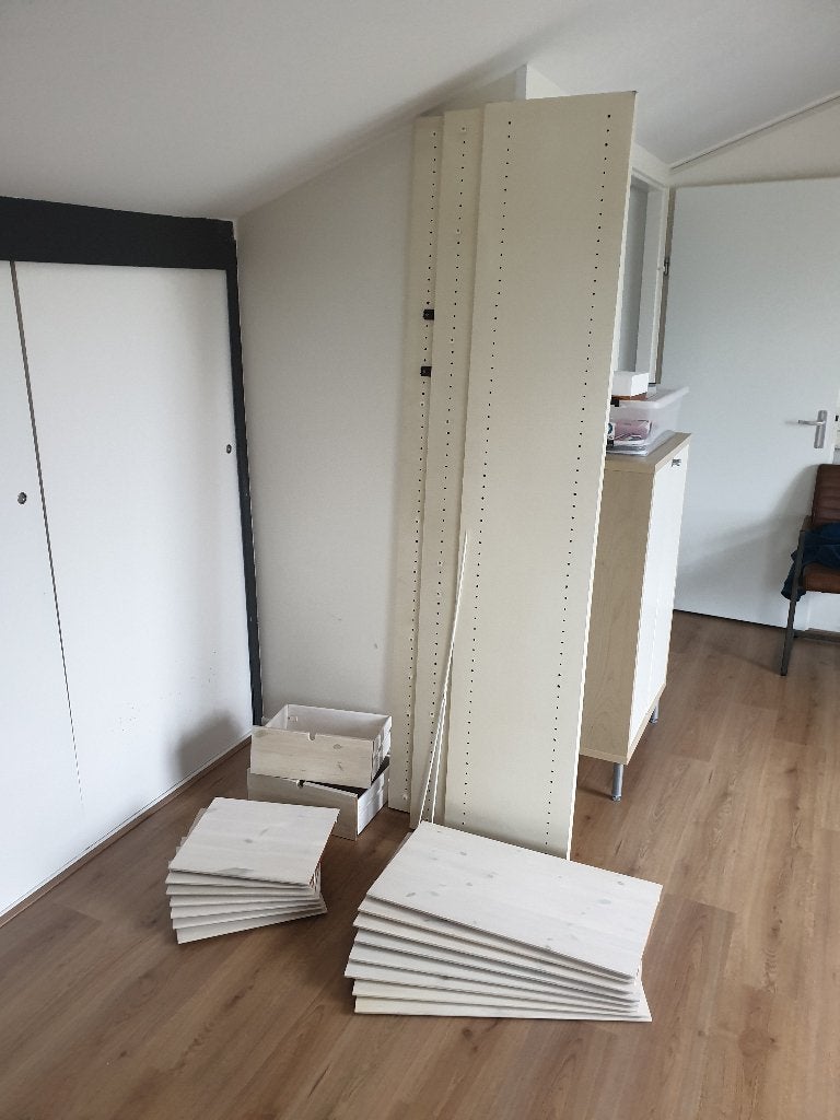 Stellingkast, Ophalen, Gebruikt