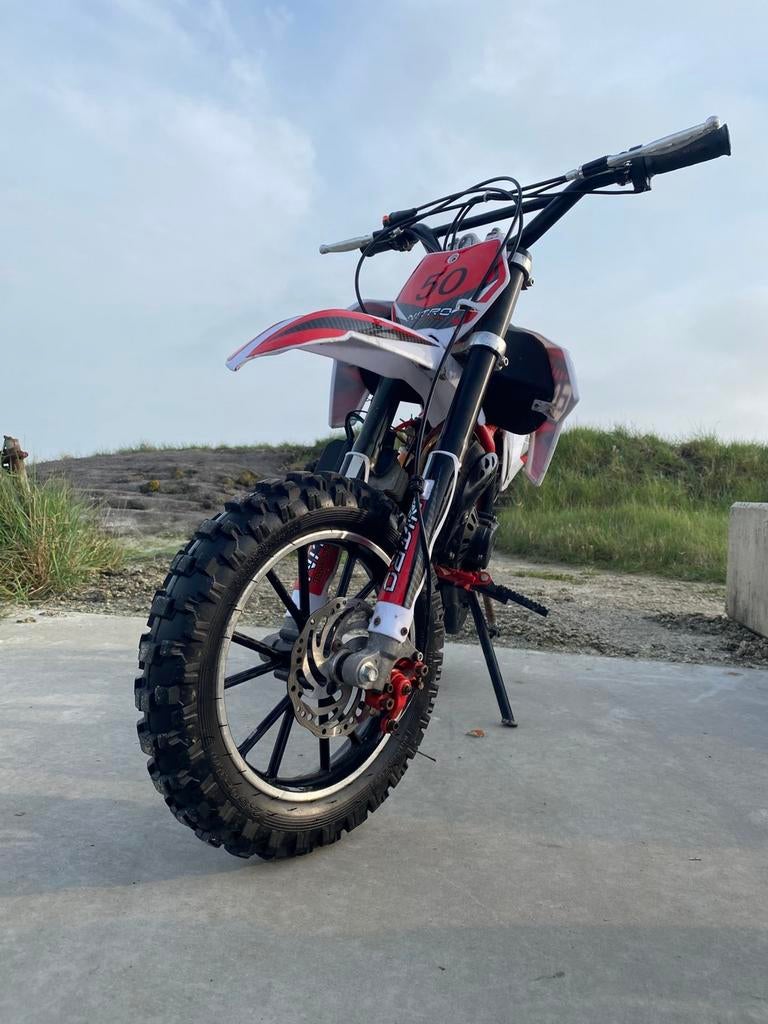 Nitro gazelle bike crosser 49cc, Overige merken, Zo goed als nieuw, 1 versnellingen, 49 cc