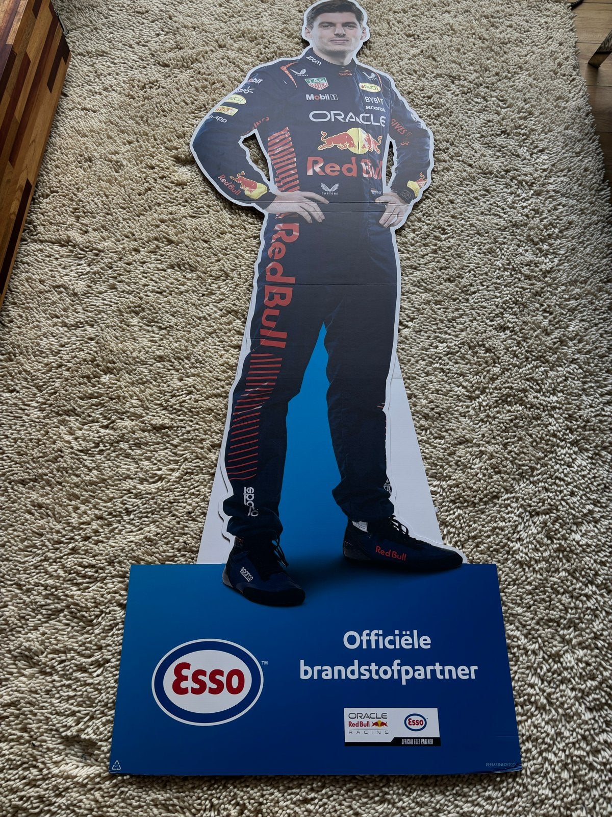 Max Verstappen Kartonnen Formule 1 display 223 cm hoog, Ophalen, Nieuw, Formule 1