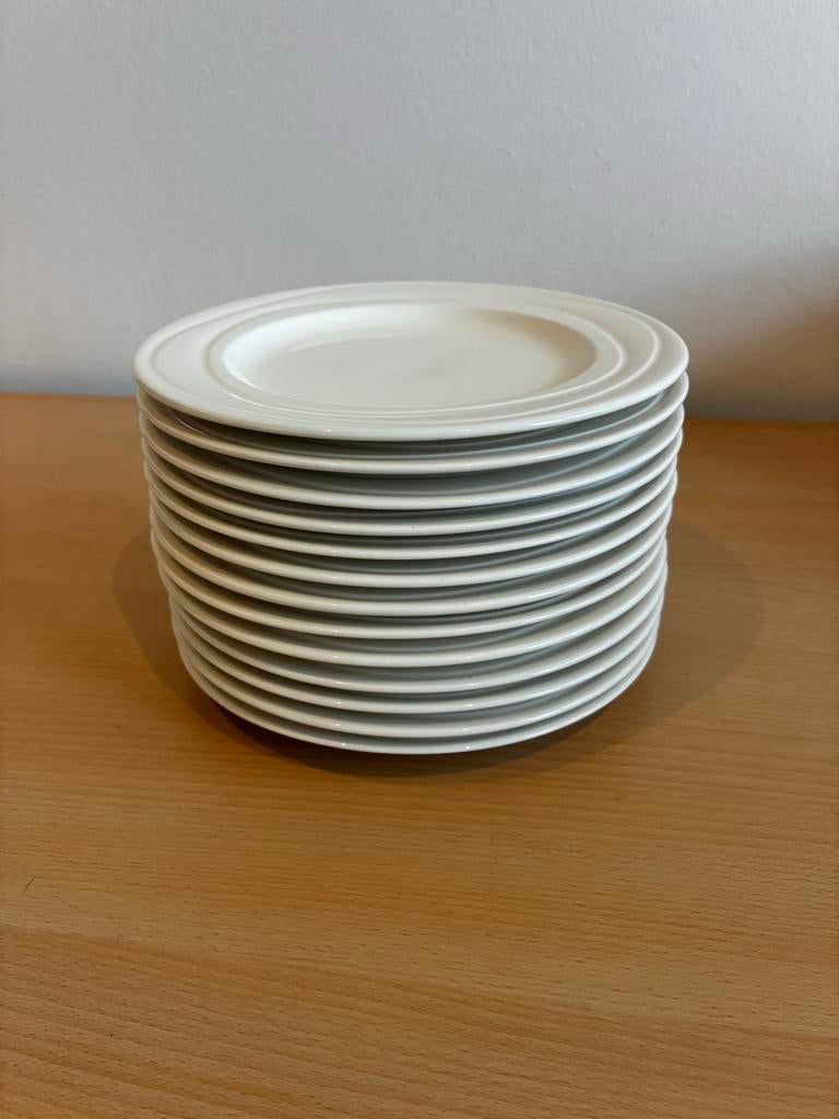 Jamie Oliver Waves gebaksborden - 15 stuks (18,5 cm), Ophalen, Gebruikt, Keramiek, Bord(en)