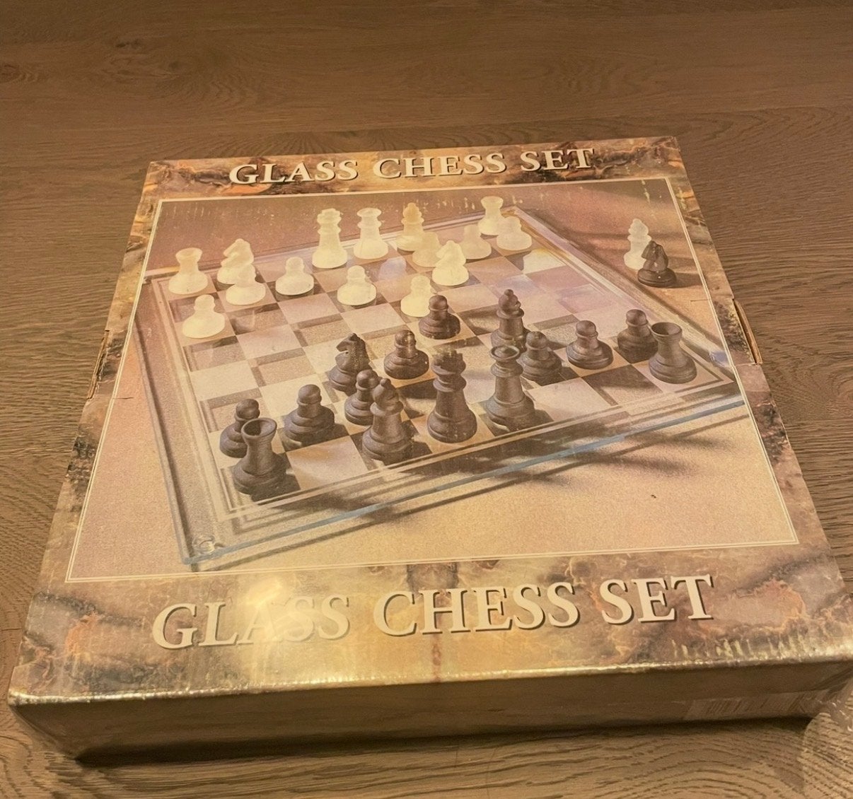 Glazen schaakspel - Compleet en stijlvol, Hobby en Vrije tijd, Gezelschapsspellen | Bordspellen, Een of twee spelers, Ophalen of Verzenden