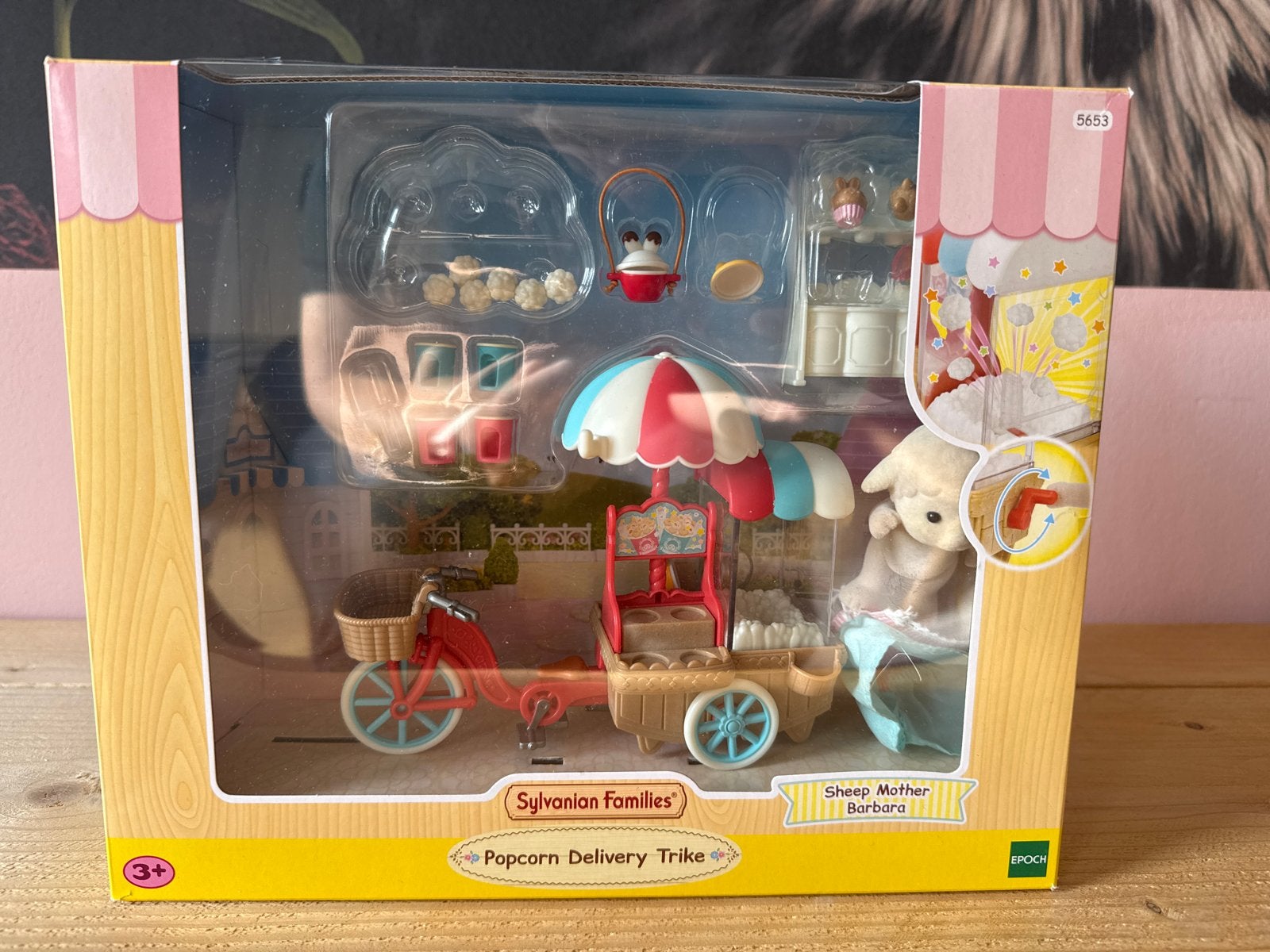 Sylvanian Families Popcorn Delivery Trike, Ophalen of Verzenden, Zo goed als nieuw, Jongen of Meisje