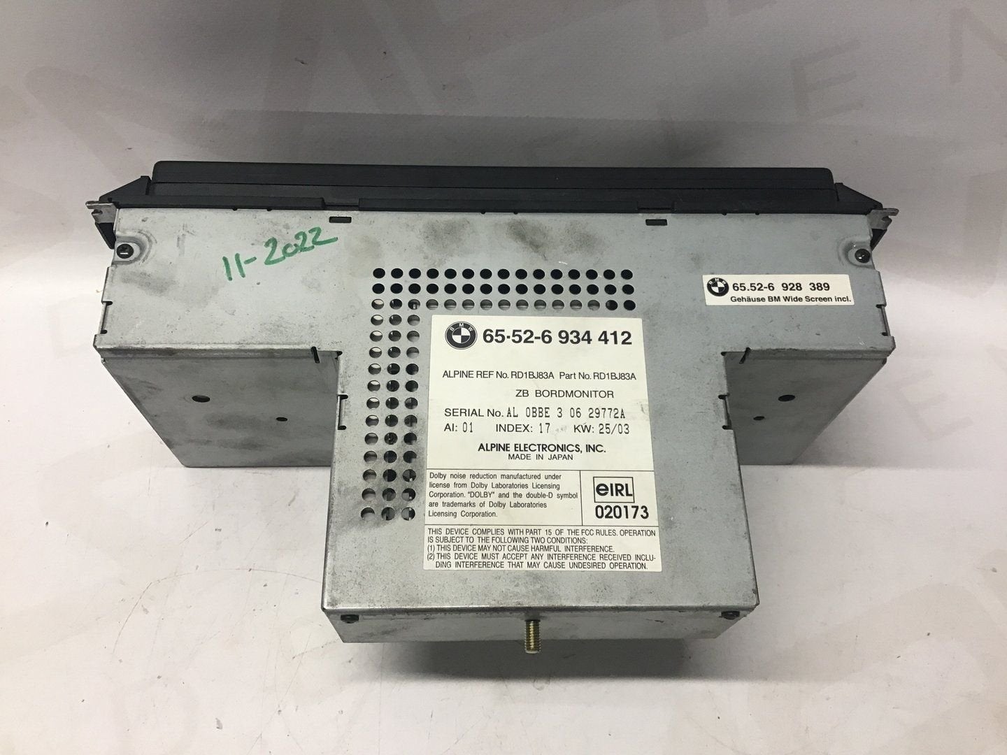 Boordcomputer BMW 5 serie E39 65526934412, Gebruikt, -, -, Ophalen of Verzenden