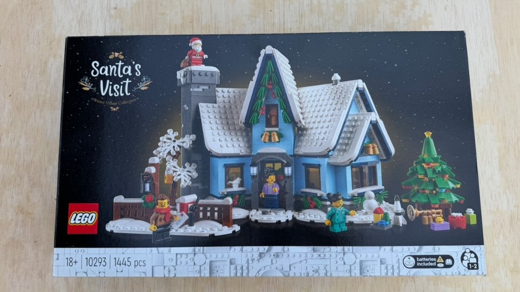 Lego Santa's Visite (Winter Village Collection) 10293, Lego, Ophalen of Verzenden, Zo goed als nieuw, Inclusief extra onderdelen