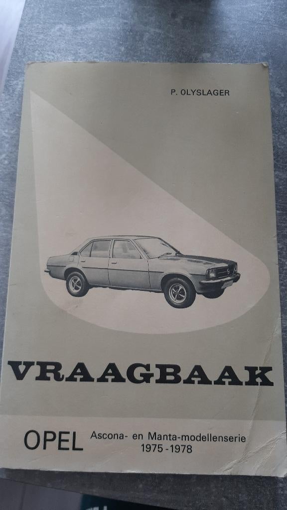 Opel Ascona en Manta Vraagbaak, werkplaatshandboek 1975-1978, Ophalen