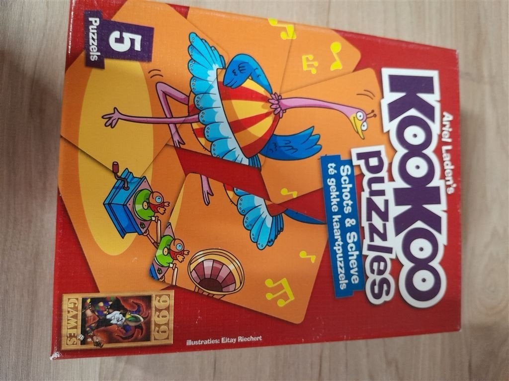 kookoo puzzles - 999 games - s4293, Verzenden, Zo goed als nieuw