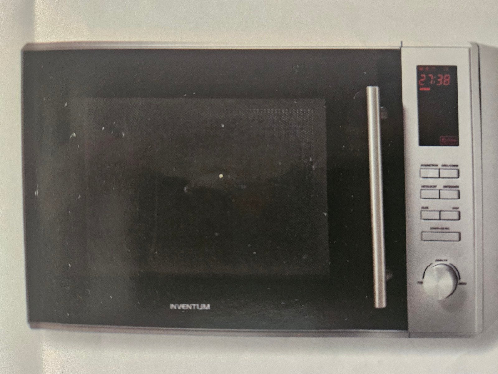 Inventum combi magnetron, Ophalen, Minder dan 45 cm, Gebruikt, Combi-oven