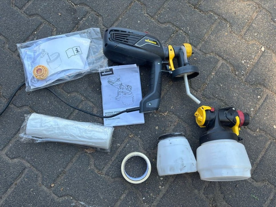 Wagner Universal Sprayer W 570 Flexio verfspuit, Ophalen of Verzenden, Gebruikt, Verfspuit of Verfpomp