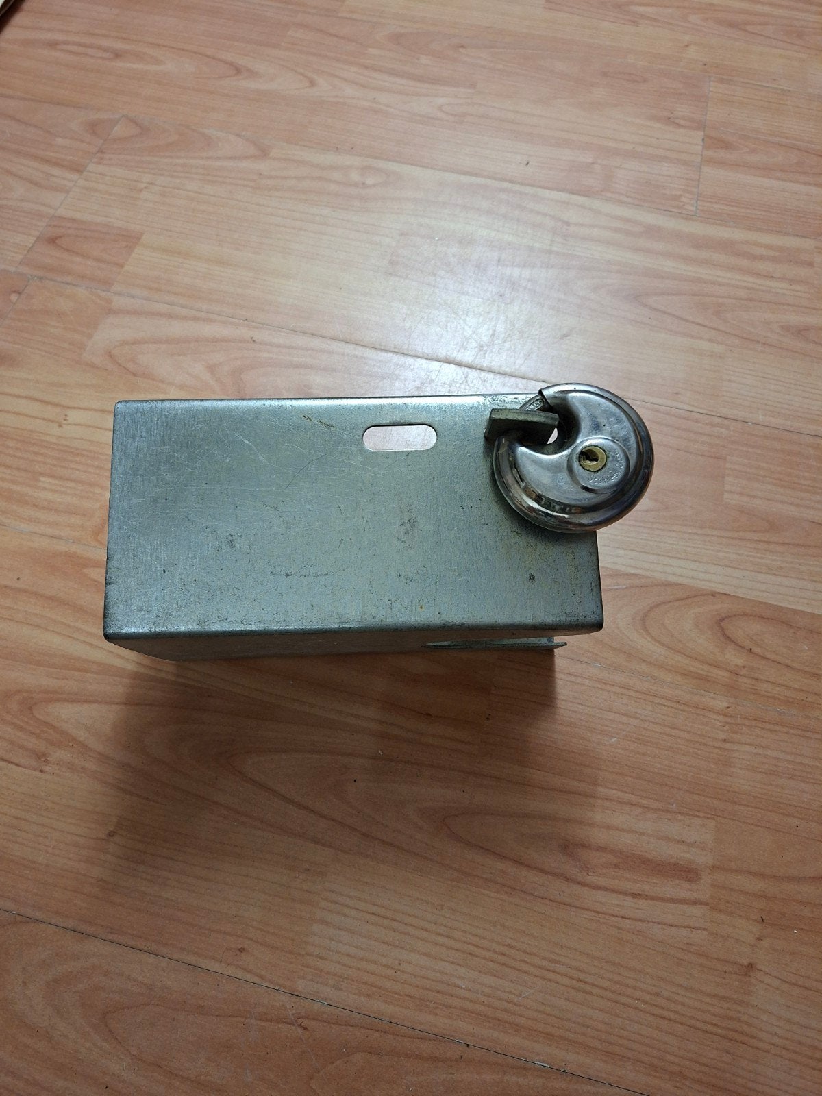 Aanhanger dissel slot., Ophalen of Verzenden, Gebruikt