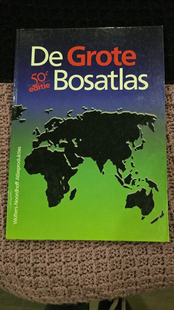 De Grote Bosatlas 50e editie - Achtste oplage 1994, Boeken, Gelezen, Bosatlas, Ophalen of Verzenden, 1800 tot 2000