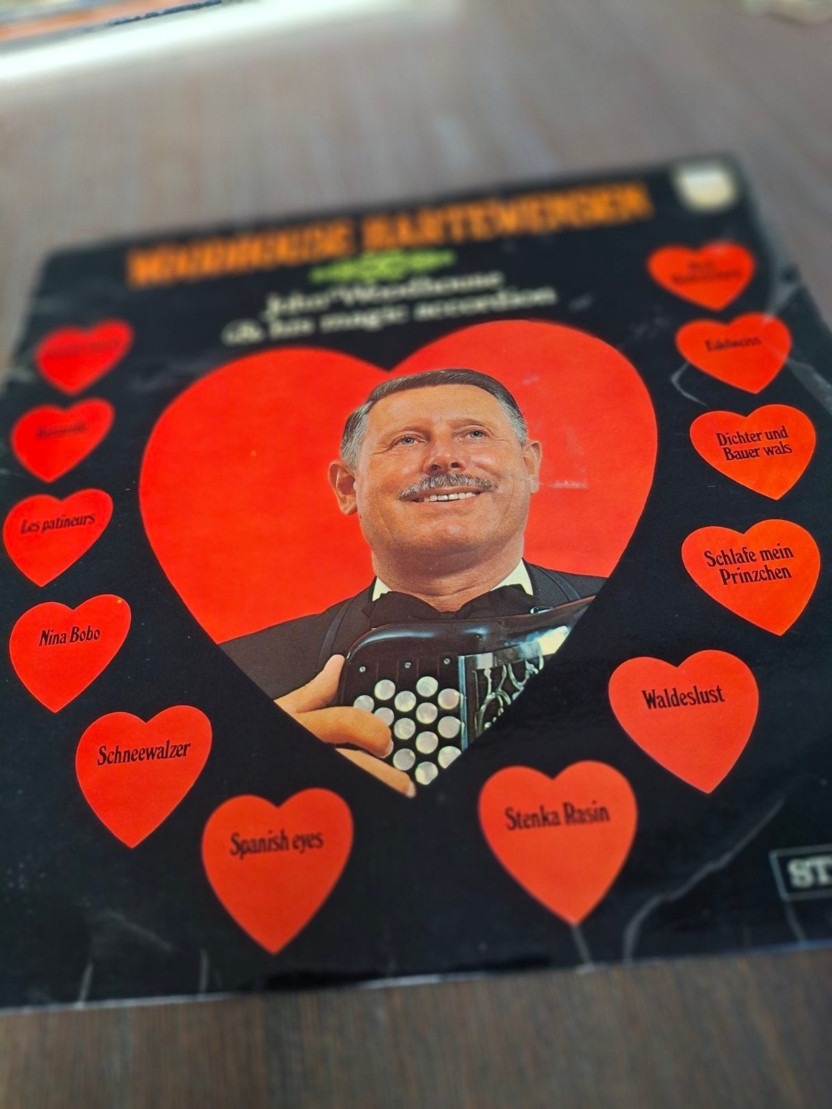 John Woodhouse & His Magic Accordion - Hartewensen LP, Cd's en Dvd's, Ophalen of Verzenden, Gebruikt, 12 inch, LP