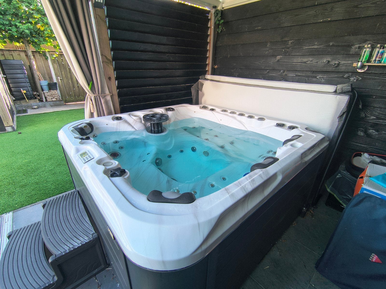 fonteyn whirlpool spa bubbel bad (Jacuzzi) Felicity, Tuin en Terras, Ophalen, Afdekzeil, Vast