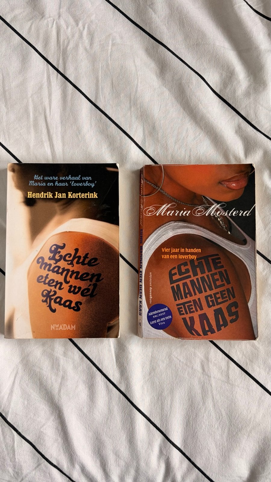 Echte Mannen Eten Wel/Geen Kaas - Set van 2 Boeken, Ophalen of Verzenden, Gelezen