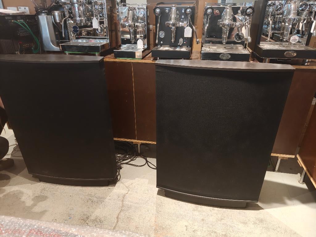Quad ESL-63 luidsprekers, Gebruikt, 60 tot 120 watt, Front, Rear of Stereo speakers, Ophalen