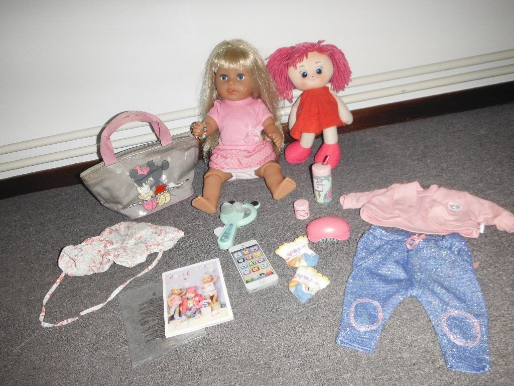 baby born grote zus met acc, Kinderen en Baby's, Ophalen, Zo goed als nieuw, Babypop