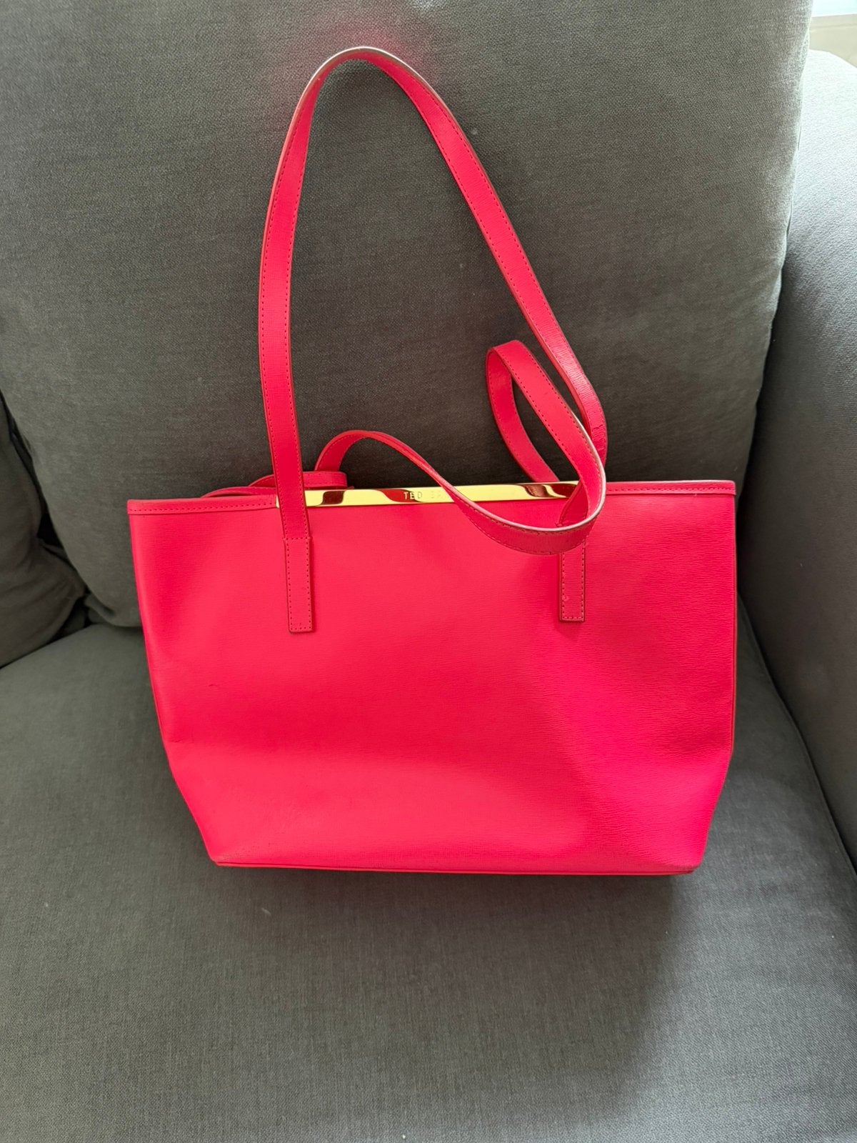 Ted Baker handtas met extra etui, Ophalen of Verzenden, Gebruikt, Roze, Handtas