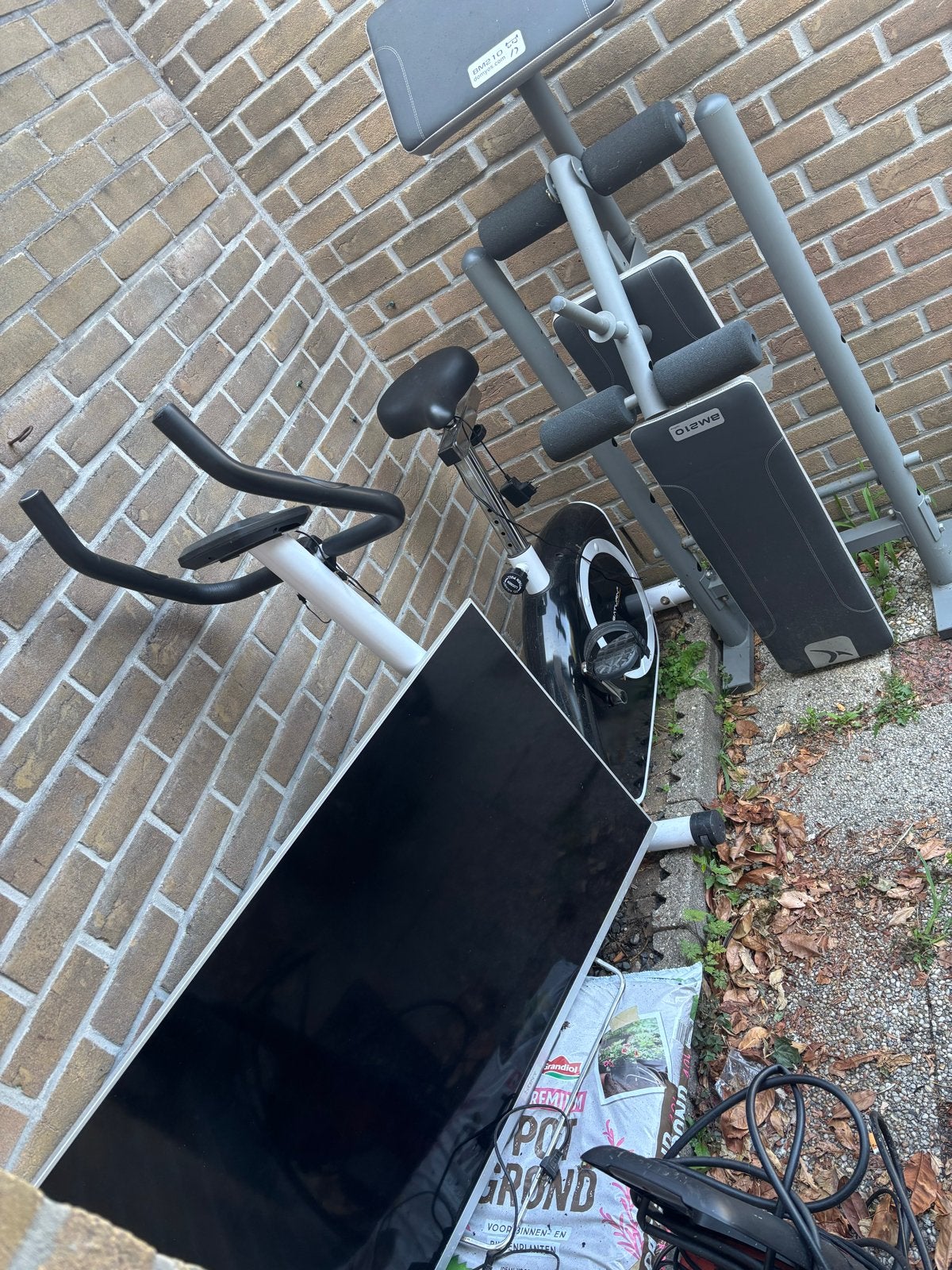 Sony TV, hometrainer en bankdruktafel - setprijs, Ophalen, Niet werkend, Sony
