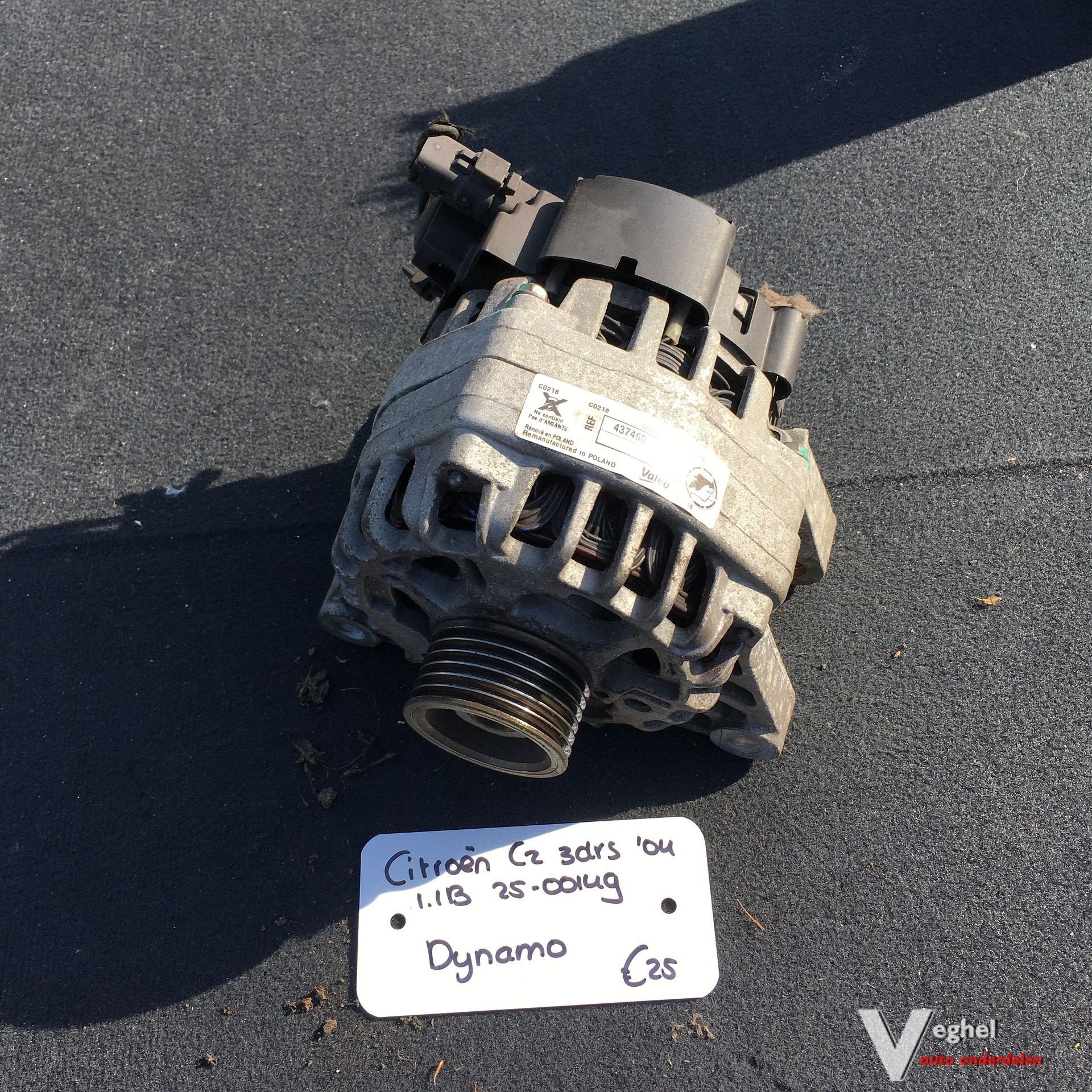 Citroen C2 3drs 1.1 Benzine 2004 2500149 Dynamo, Gebruikt, -, -, Ophalen of Verzenden