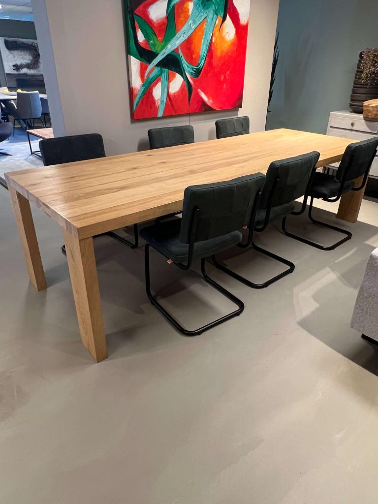 !Nieuw! - Sera - Flint - eikenhout - eettafel, Ophalen, Eras interieurs (huismerk), Ceramstraat 18, 50 tot 100 cm