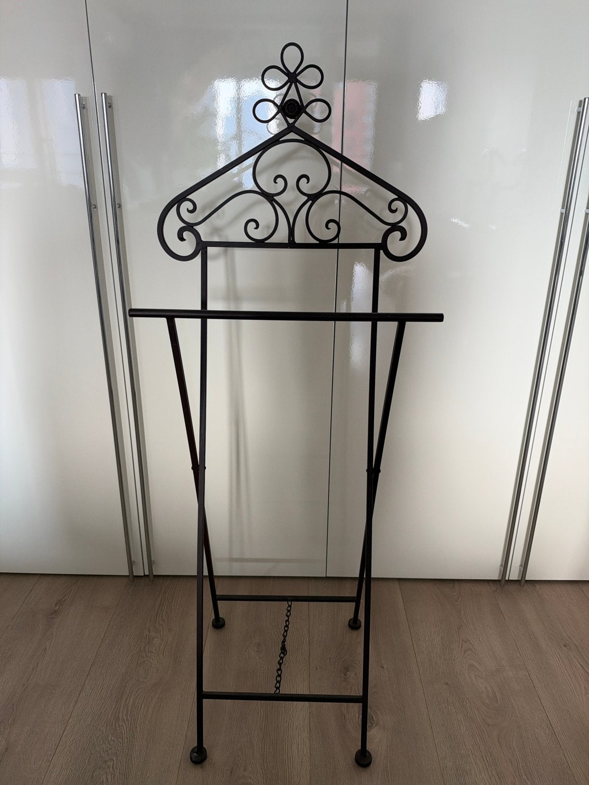 Decoratieve metalen kapstok / kledingrek, Ophalen, Gebruikt, Metaal, Staande kapstok