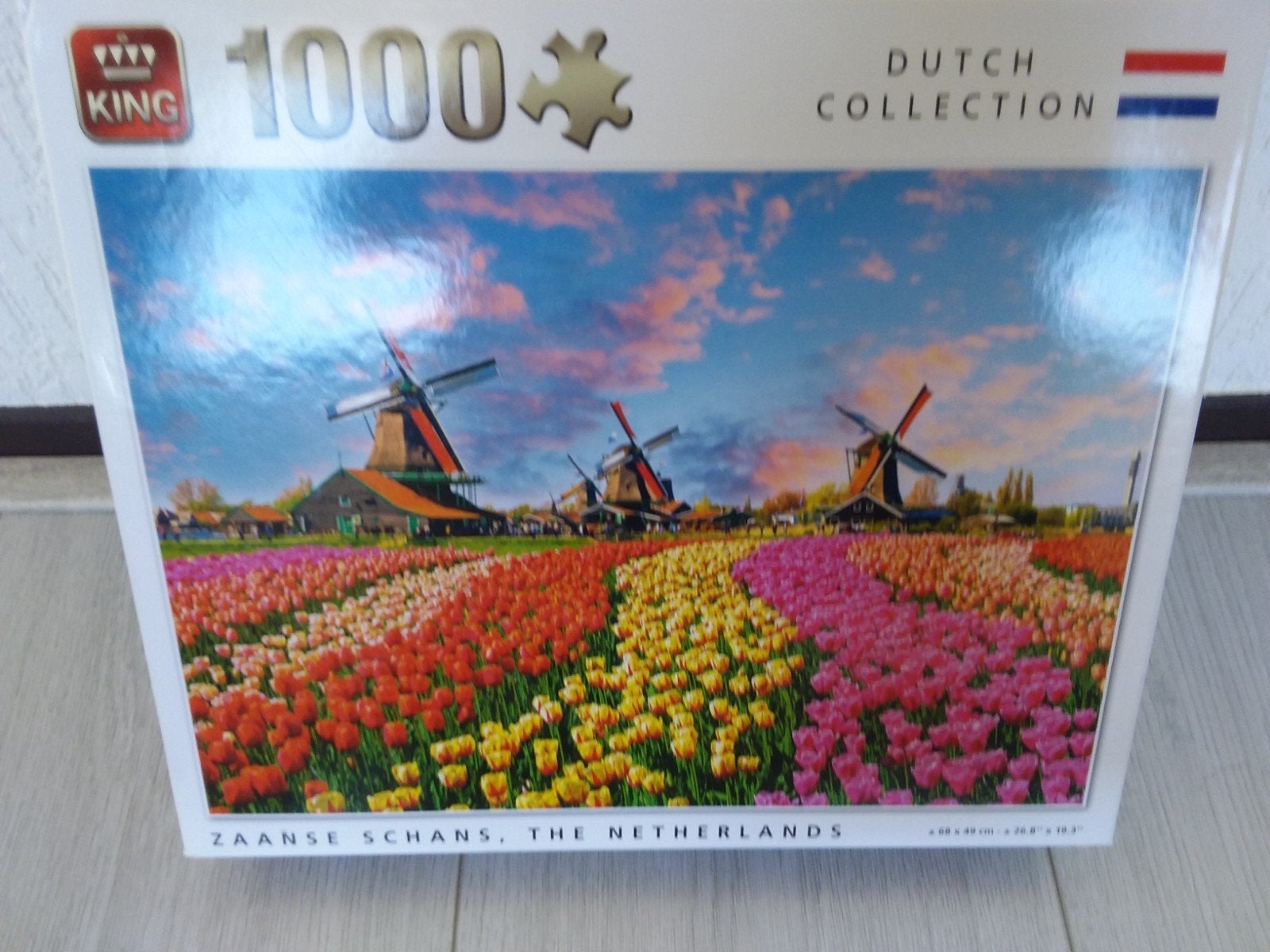 molens bij de bollenvelden, Ophalen of Verzenden, 500 t/m 1500 stukjes, Zo goed als nieuw, Legpuzzel