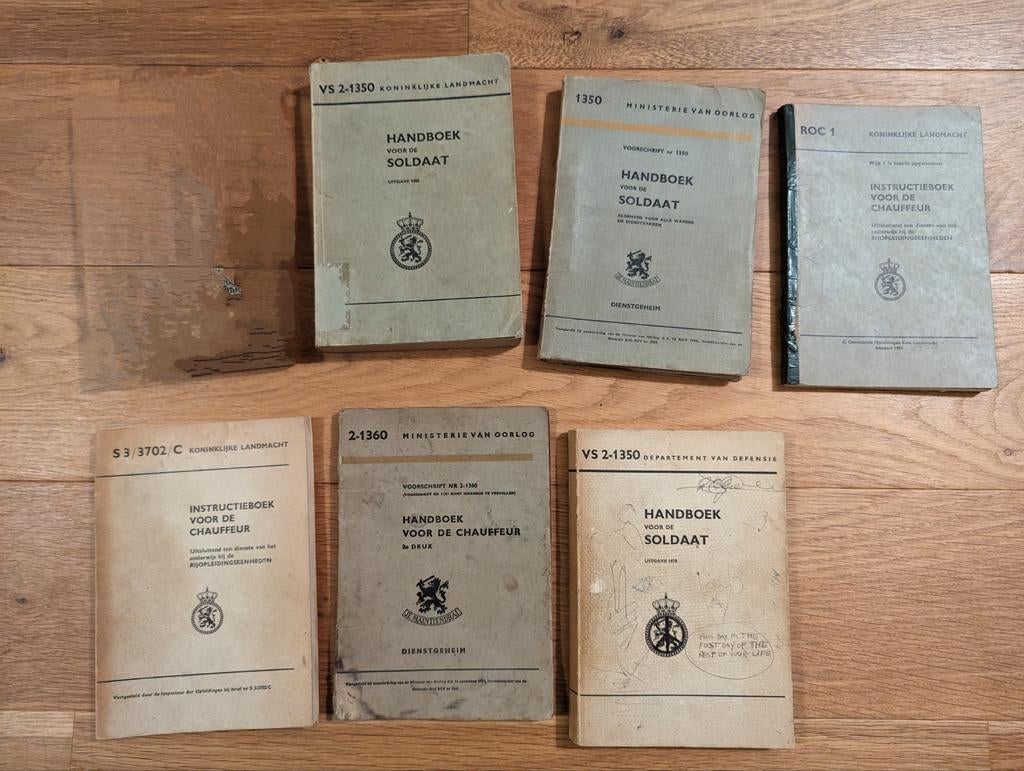 Handboek voor de soldaat/chauffeur, Ophalen of Verzenden, 1945 tot heden, Gelezen, Landmacht