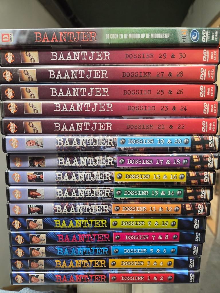 Baantjer DVD serie TV serie complete reeks orgineel ZGAN, Boxset, Drama, Ophalen of Verzenden, Zo goed als nieuw