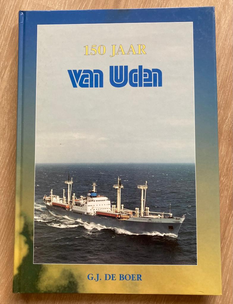 150 jaar Van Uden Rederij, Verzenden, Zo goed als nieuw, Motorboot, Boek of Tijdschrift