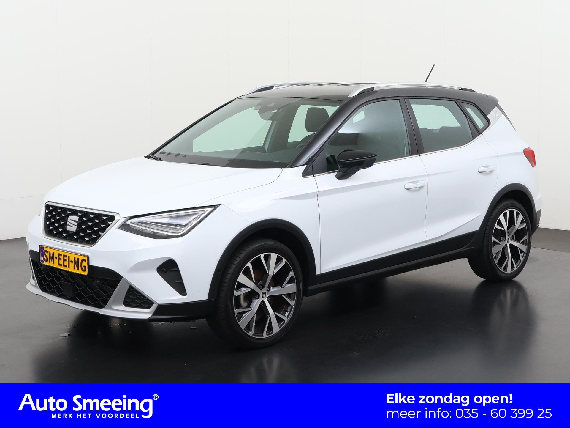 SEAT Arona 1.0 TSI Xperience DSG | Trekhaak | Camera | Stoel, 12 maanden, Gebruikt, Automatische klimaatregeling, Wit