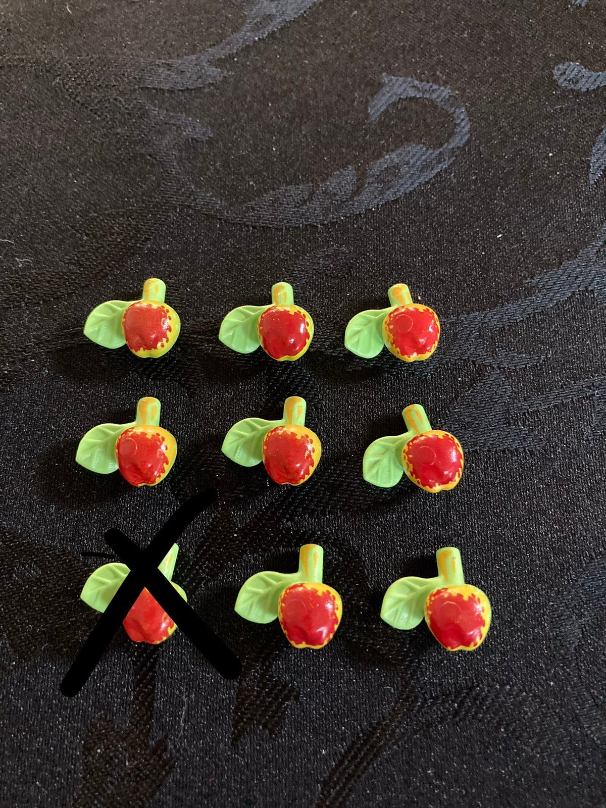 Playmobil appels groen, rood., Ophalen of Verzenden, Zo goed als nieuw