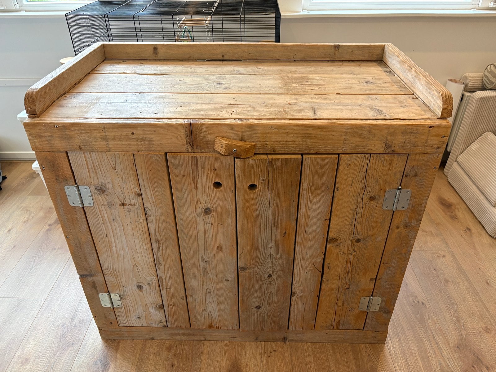 Houten commode / grote kast, Ophalen, Gebruikt, 50 tot 70 cm, 100 cm of meer