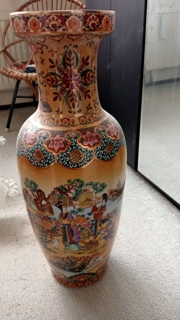 chineze vaas, Ophalen