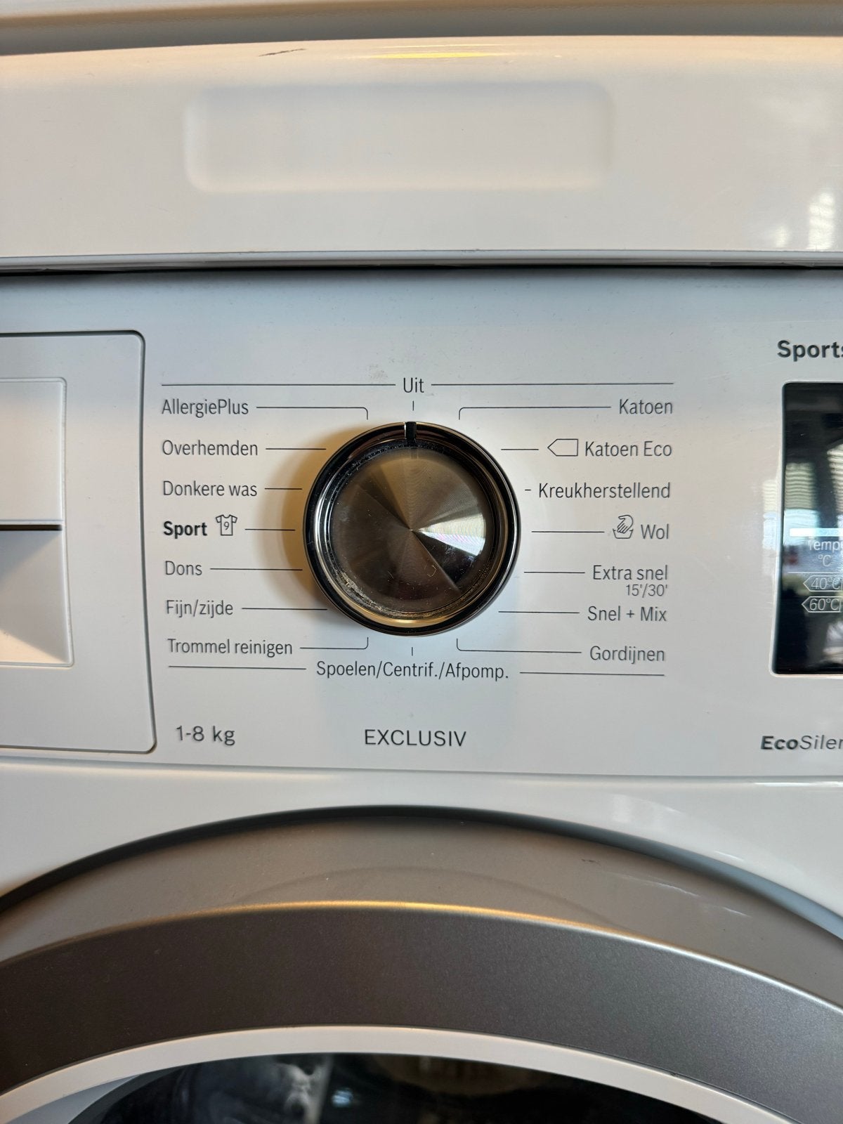 Bosch Wasmachine Serie 6 Exclusiv 8 kg EcoSilence Drive, Ophalen, 1200 tot 1600 toeren, 8 tot 10 kg, Zo goed als nieuw