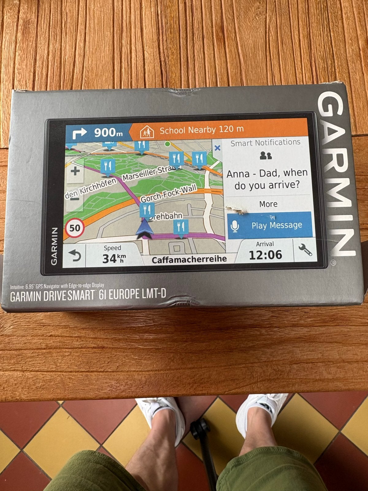 Garmin DriveSmart 61 LMT-D met Lifetime Updates, Auto diversen, Autonavigatie, Ophalen of Verzenden, Gebruikt
